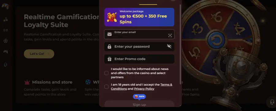 Vincispin bonus